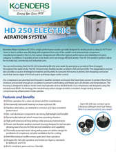 Load image into Gallery viewer, Koenders HD250 Electric Aeration System