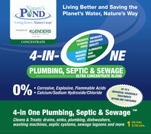 Load image into Gallery viewer, Nature's Pond 4-In-One Plumbing, Septic &amp; Sewage
